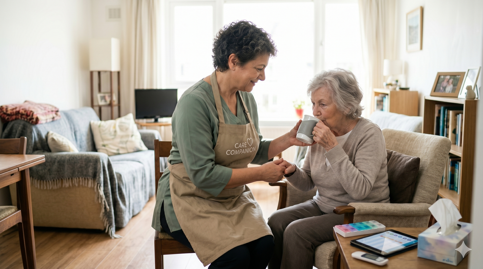 Elder caretaker connection support